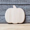 Unfinished Wood Pumpkin Plaque