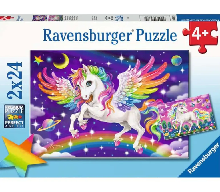 Unicorns and Pegasus Puzzle – 2×24 Piece