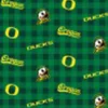 University Of Oregon Buffalo Check Green Cotton