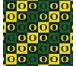 University Of Oregon Patch Digital Cotton