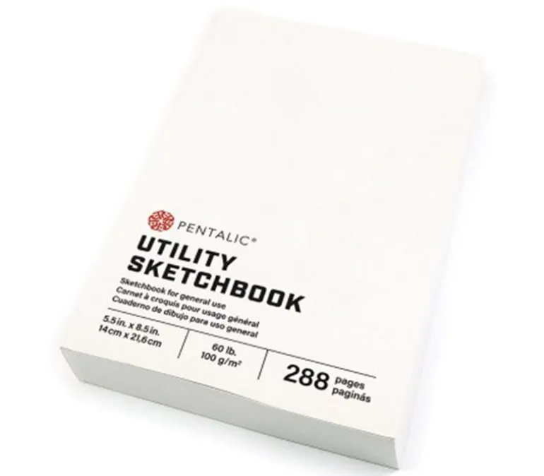 Utility Sketch Book – 8.5-inch x 5.5-inch