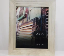 Vancouver Antique White Tabletop And Wall Frame – 11-inch x 14-inch – White