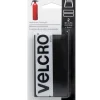 Velcro Industrial Strength Strip – 2-inch x 4-inch – 2 Piece – Black