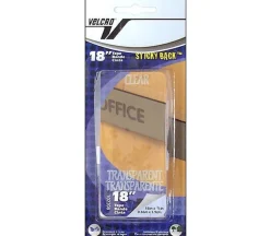 Velcro Thin Fastener Tape – 3/4-inch x 18-inch – Clear