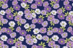 Veronica’s Garden Florals on Navy