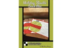 Villa Rosa Holiday Bauble Snack Mat Sewing Pattern
