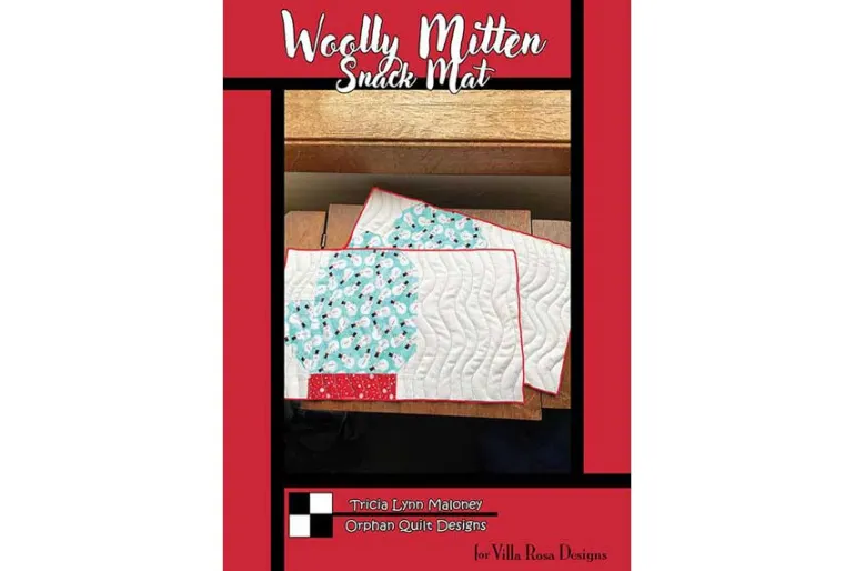 Villa Rosa Woolly Mitten Snack Mat Sewing Pattern