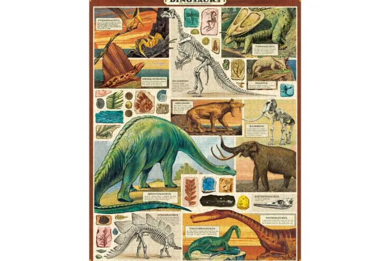 Vintage Dinosaurs – 1000 Piece Puzzle
