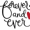 Vinyl Rub-On – Forever And Ever