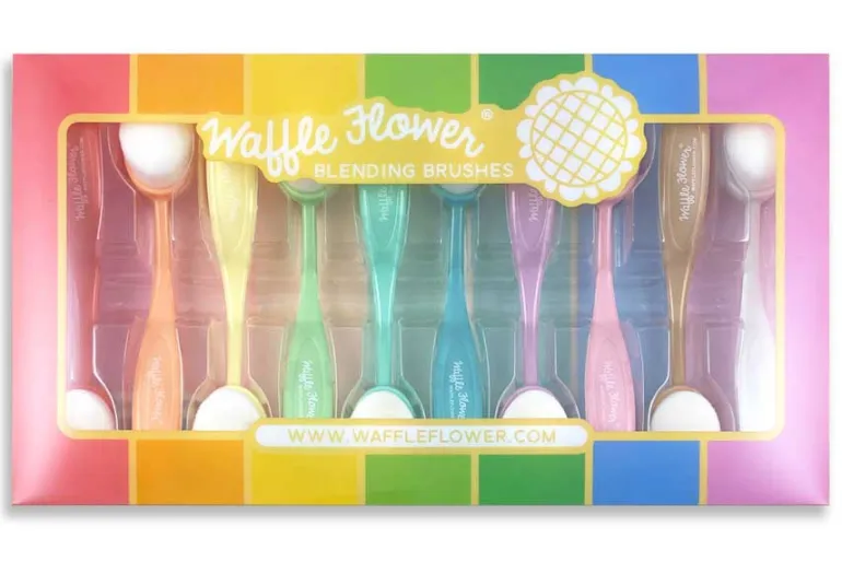 Waffle Flower Blending Brushes – Soft Ink Blending Tools