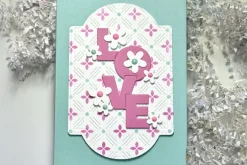 Waffle Flower Dashed Lattice Texture Die