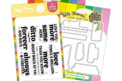 Waffle Flower Love You More Sentiments Combo