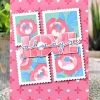 Waffle Flower Nesting Postage Collage Die