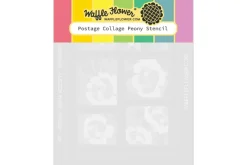 Waffle Flower Nesting Postage Collage Die