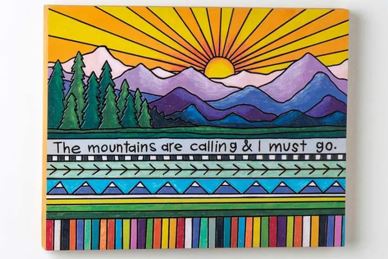 Wall Art – The Mountains Are Calling