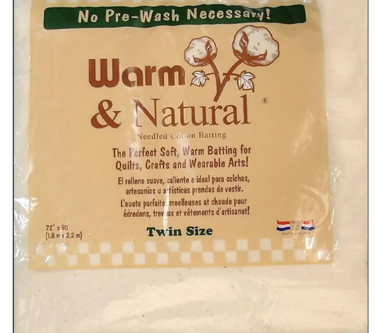 Warm and Plush Cotton Batting – Baby Size 45-inch x 60-inch