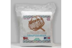 Warm and White Cotton Batting – Craft Size 34-inch x 45-inch