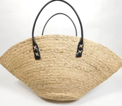 Water Hyacinth Wicker Tote Handbag – 25″ x 18″