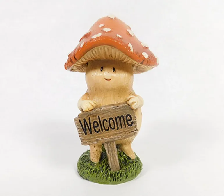 Welcome Resin Mushroom