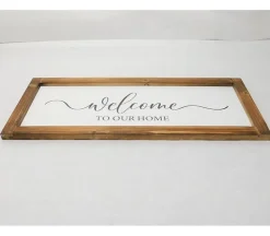 Welcome to Our Home Sign