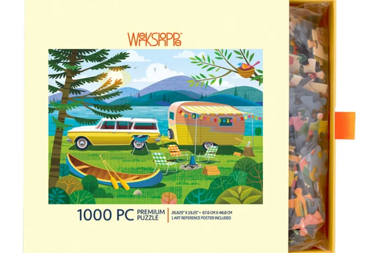 WerkShoppe Happy Camper 1000-Piece Puzzle