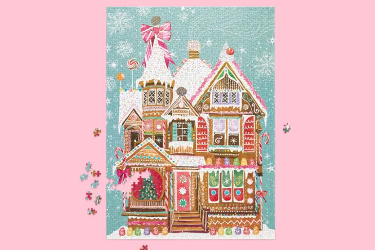 WerkShoppe Nutcracker Gold Foil 1000-Piece Puzzle