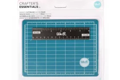 We R Memory Keepers Crafter’s Essentials Magnetic Cutting Mat & Mini Ruler – 7″ x 5″