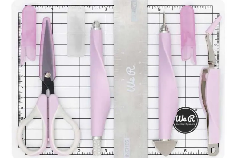 We R Memory Keepers Mini Guillotine Paper Cutter – Lilac