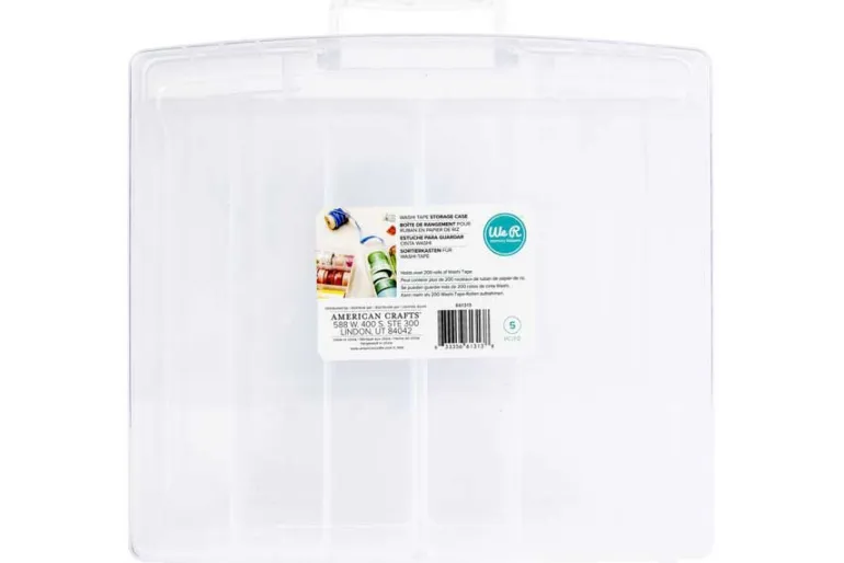 We R Washi Translucent Plastic Storage Bin