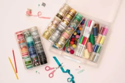 We R Washi Translucent Plastic Storage Bin