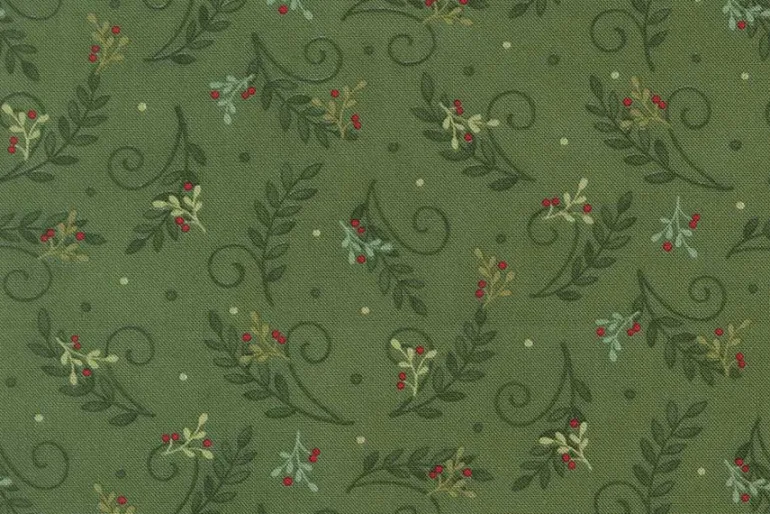 When Snow Falls Mittens Fabric Panel Black, 24-in by 44-in