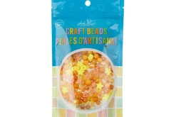 White and Crystal Acrylic Bead Mix, 80g