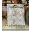 White Birds with Clips – 4 Piece
