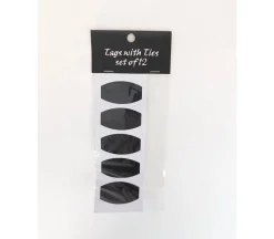 White Cardstock Paper Tags – 12 Piece