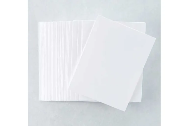 White Cardstock 8 1/2″ x 11 – 25 pack – 80 lb