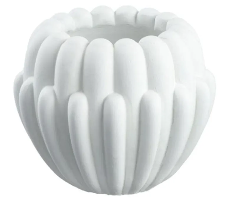 White Cement Planter