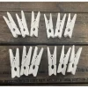 White Clothespin Set – 12 Piece