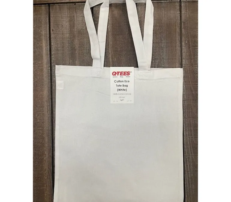 White Cotton Eco Tote Bag