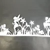 White Metal Fairy Fence – 23-inch