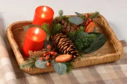 White Tray with Brown Bottom – 19″ x 12″ x 2.25″