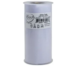 White Tulle Netting 6-inches by 25-yard Spool