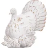 6″ Whitewashed Turkey Statuette