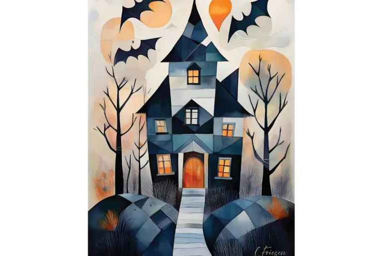 Whitewash Manor Note Card