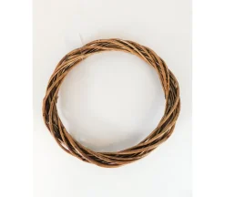 Wicker Wreath – 14-inch – Brown