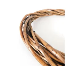 Wicker Wreath – 14-inch – Brown
