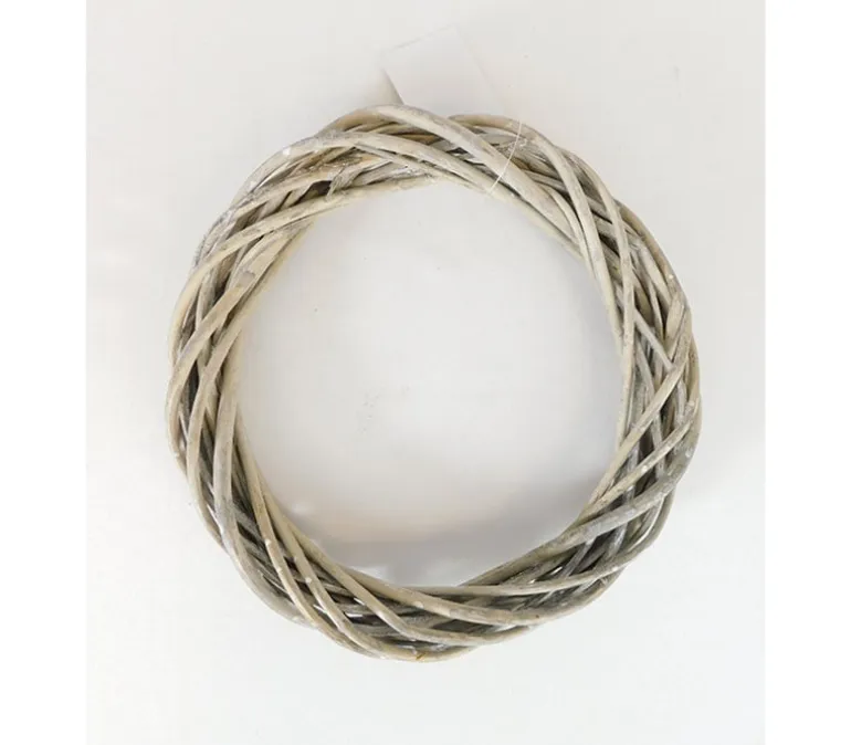 Wicker Wreath – 10-inch – Brown