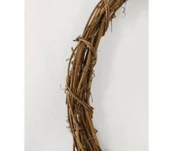 Wicker Wreath – 10-inch – Brown