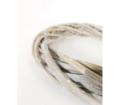 Wicker Wreath – 10-inch – Grey