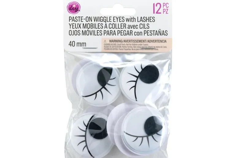 Wiggle Eyes Variety Pack – 100pc. – Glow In The Dark