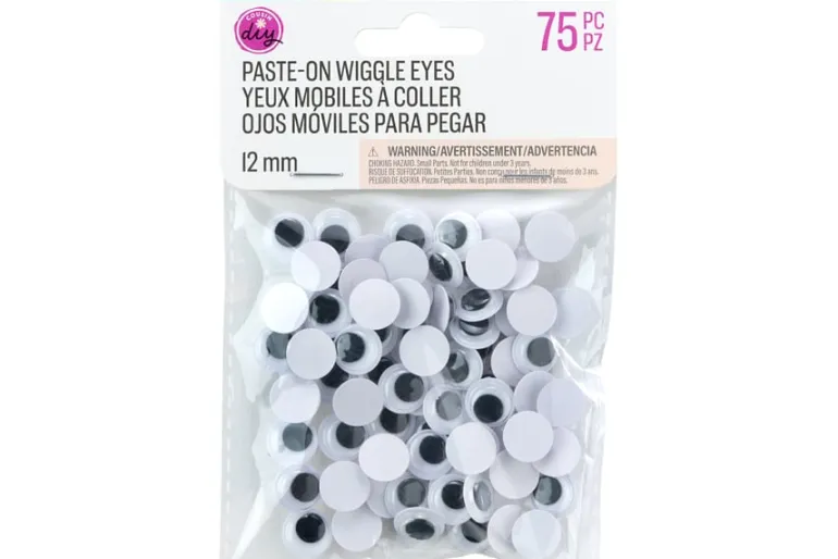 Wiggle Eyes Variety Pack – 100pc. – Glow In The Dark